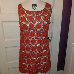 Free people crochet shift dress